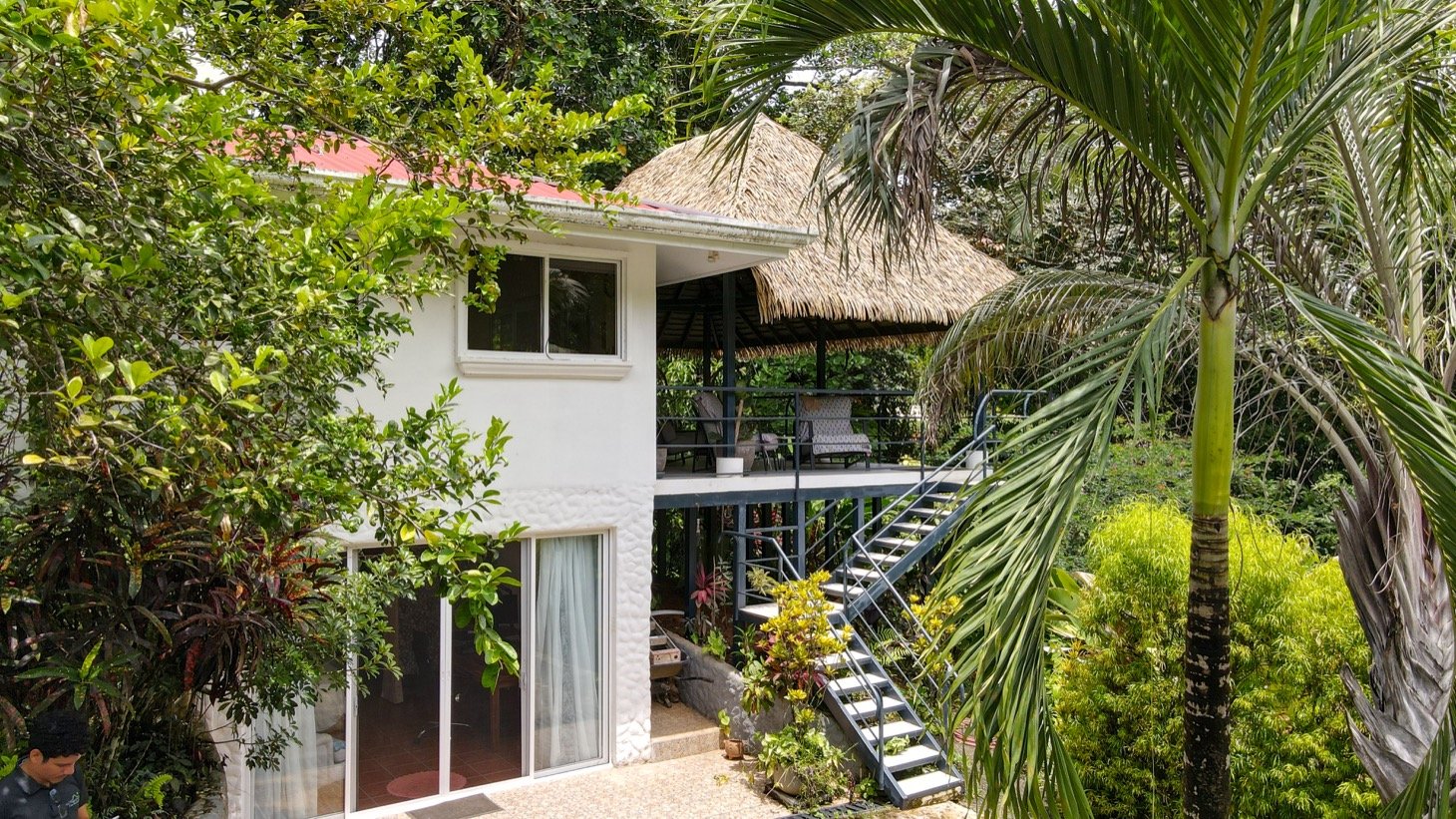 Modern House For Sale With Jungle View, Peaceful Stream, and Rental Cabins
