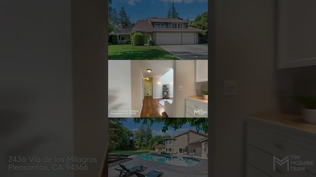 #SellingTriValley 2436 Vía De Los Milagros, Pleasanton, CA 94566 $2,575,000