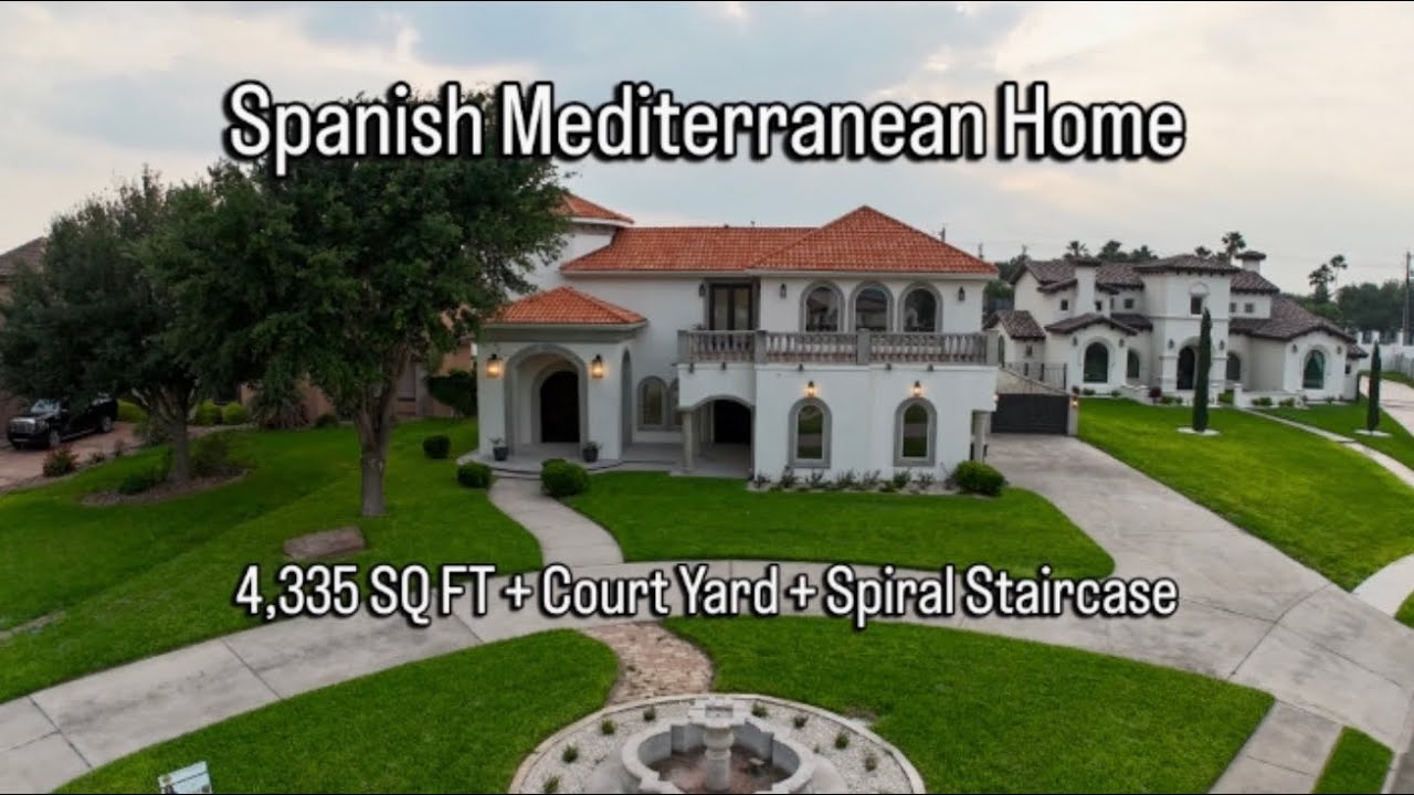 Mediterranean Home With Spanish Accents | McAllen, TX | $765,000 | 4 Beds | 3.5+ Baths | 4,335 Sq Ft