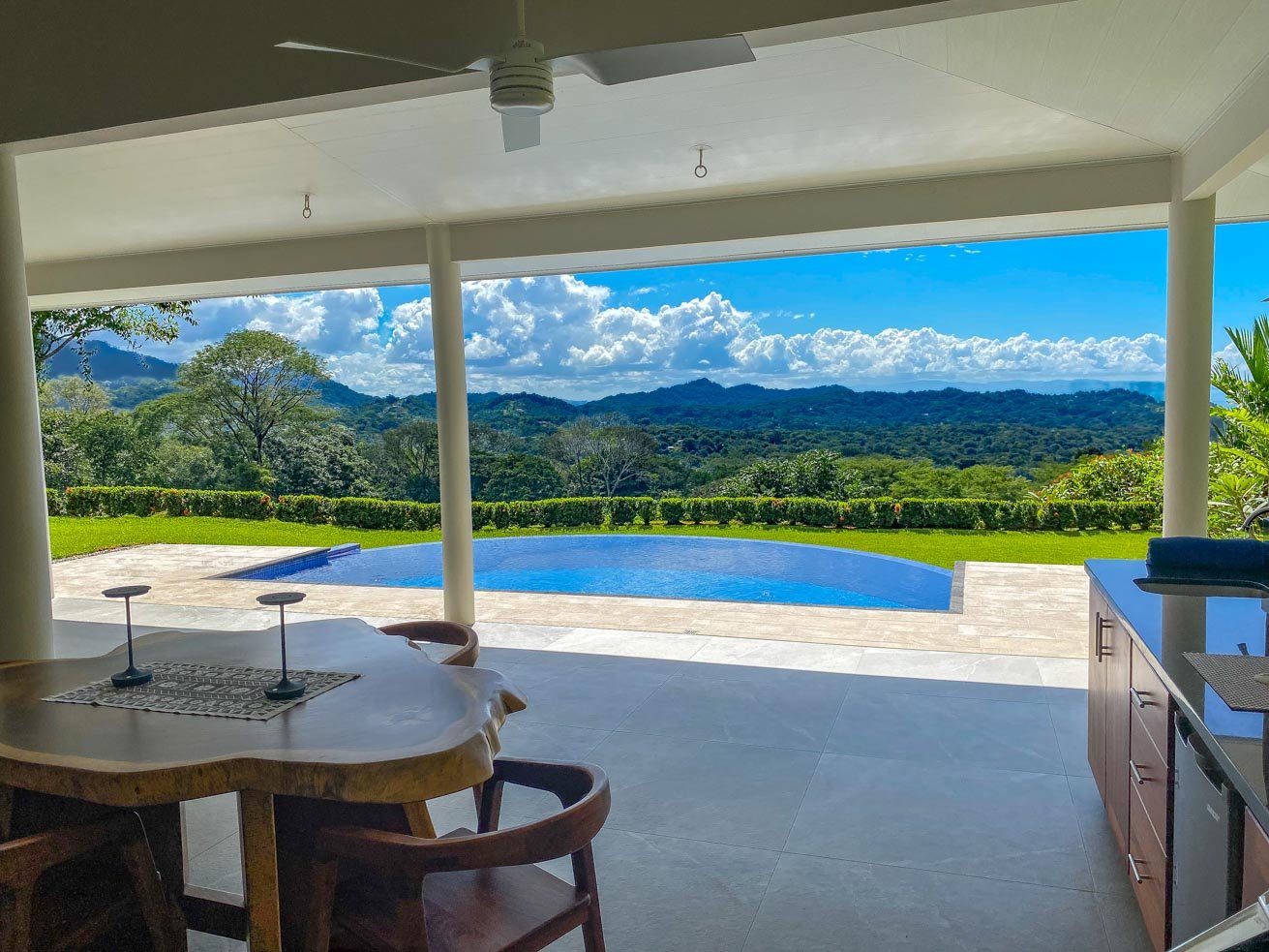 Private 2-Bed Hacienda with Ocean & Mountain Views, Pool & Development Potential in Ojochal