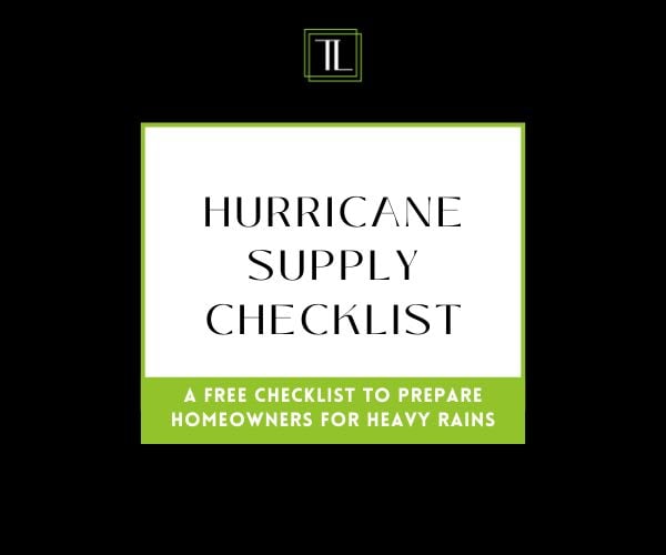 Hurricane Supply Checklist