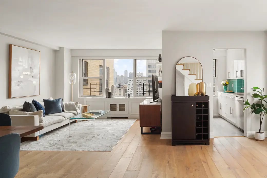 For $1.6m, This Co-op Offers Two Floors of Upper East Side Living Without the Townhouse Price