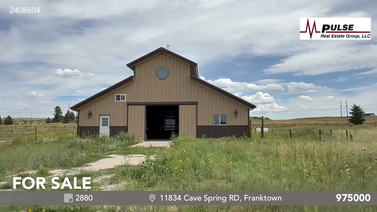 50 Acres with Barn, Water Rights & Pikes Peak Views | 11834 Cave Spring Rd, Franktown CO