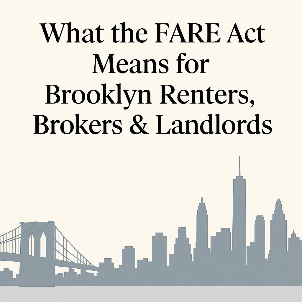 What the FARE Act Means for Brooklyn Renters, Brokers & Landlords cover