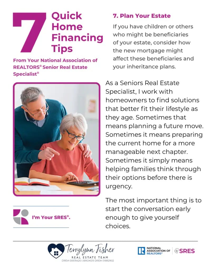 7 Quick Home Financing Tips for Senior Home Buyers
