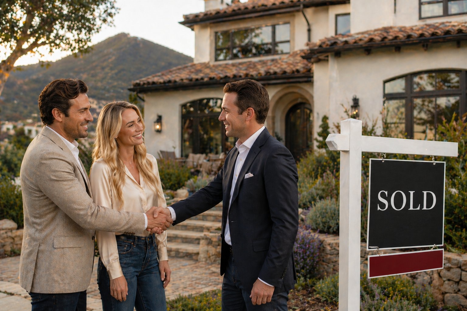 Seller sellers after successful buyer contingency terms negotitaions during a Central Coast home sale