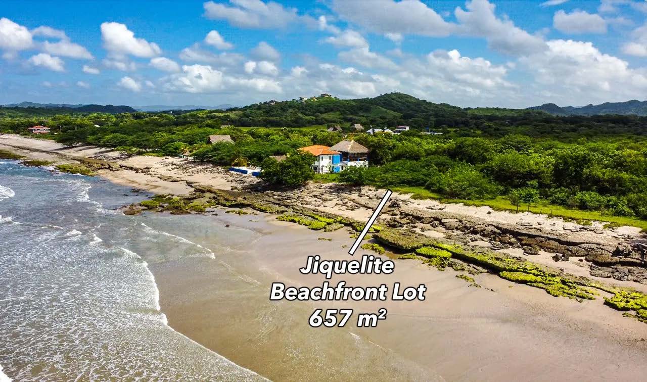 Beachfront Lot at Jiquelite Beach | Oceanfront Land