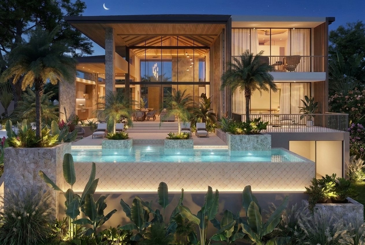 Villa Akari | Contemporary Golf Course Home in Reserva Conchal