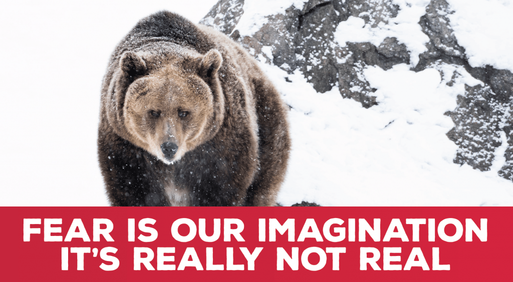 Fear is Our Imagination It’s Really Not Real