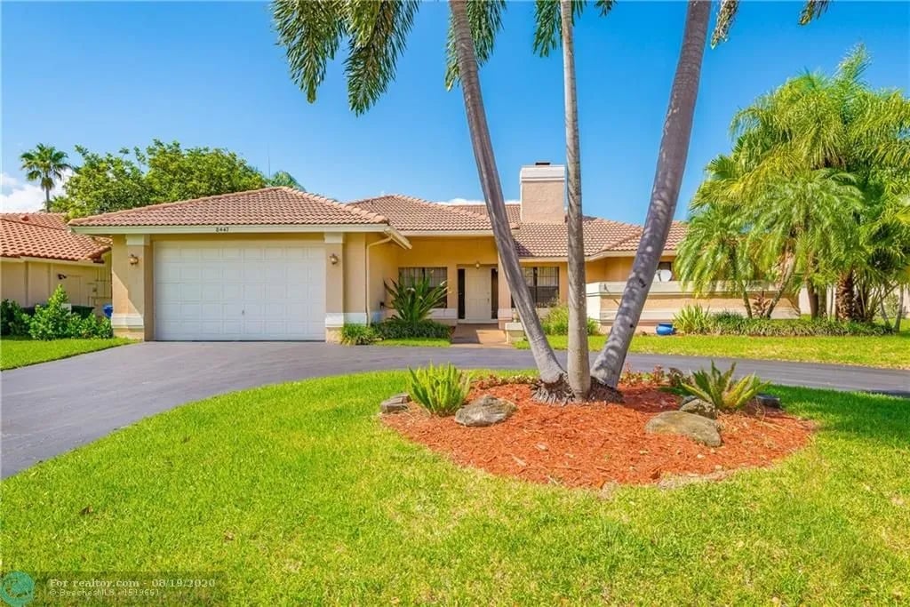 Sold: 8447 NW 51 Place Coral Springs, Florida