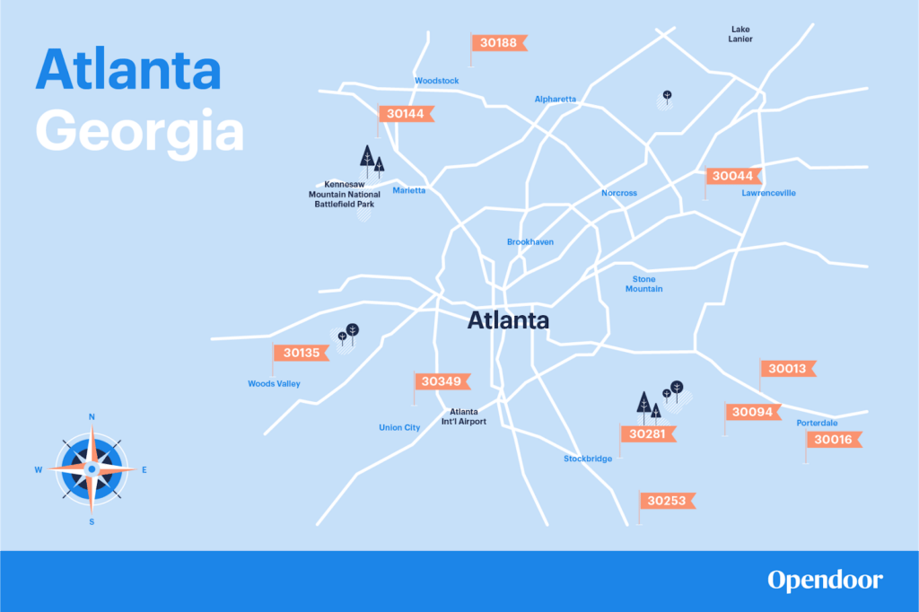 Atlanta’s Hottest Zip Codes for Investment in 2025