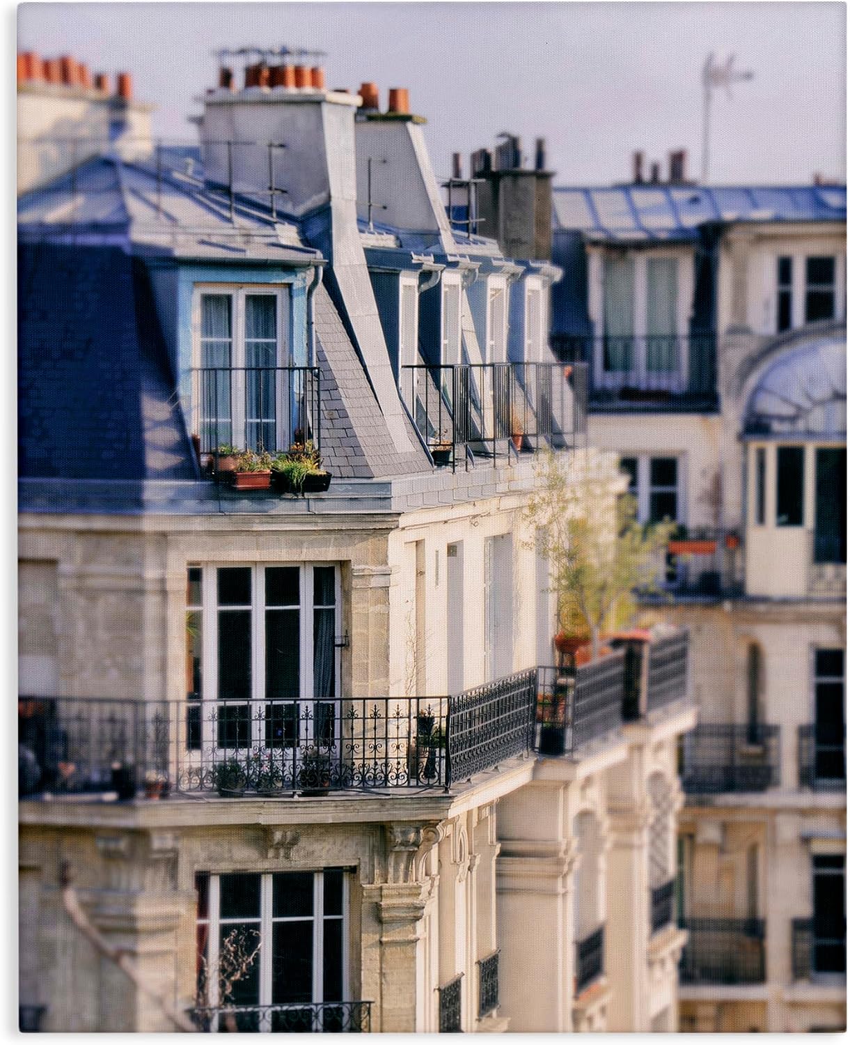 Parisian Architecture, 30 x 40 Inch Canvas Wall Art