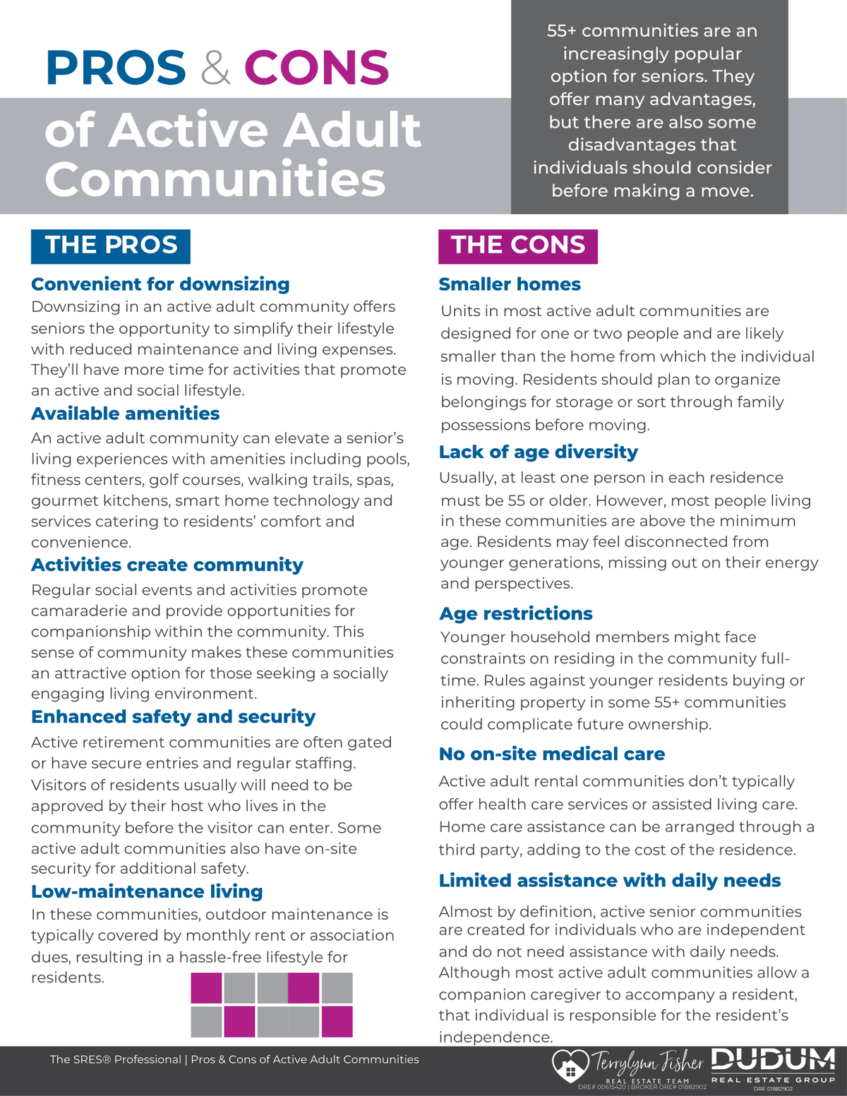 Pros & Cons of Active Adult Communities