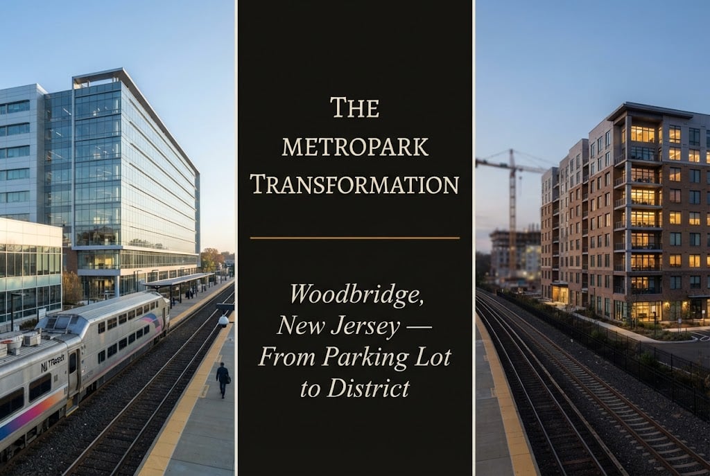 The Metropark Transformation — A $200M Health Hub, 650+ New Homes & the Future of NJ's Busiest Suburban Station
