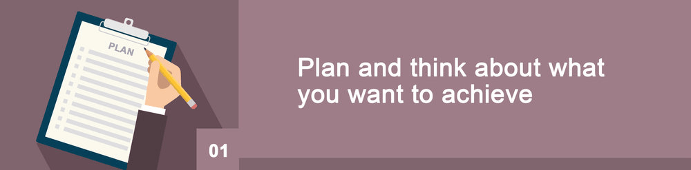 Step 1 decluttering guide: plan what you want to achieve.
