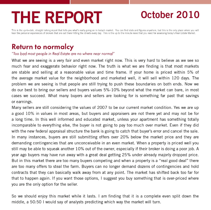 The Meier Report - October 2010