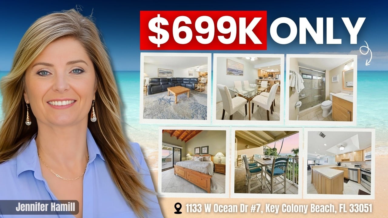 Rare Key Colony Beach Find UNDER $700K! | 1133 West Ocean Dr. 7 Key Colony Beach