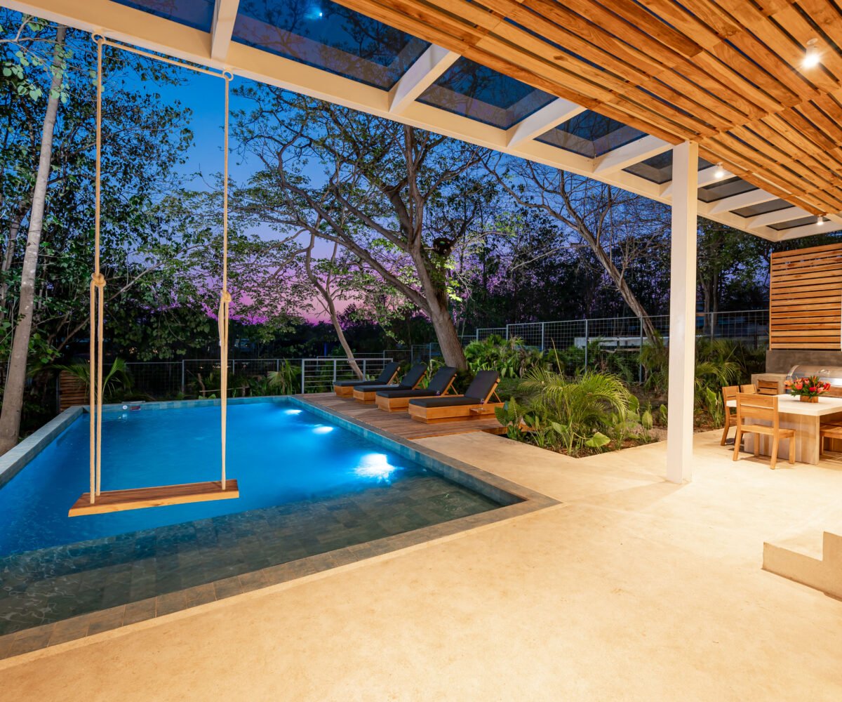 Casa C34-36 | Stylish Modern 4-Bedroom Home with Pool, Just One Block from Playa Grande Beach