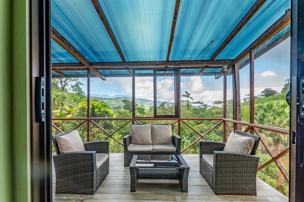 1.8 ACRES – 4 Bedroom Panoramic Ocean & Mountain View Paradise Home Tucked Away in Complete Privacy With Tropical Gardens & Fruit Trees!!!