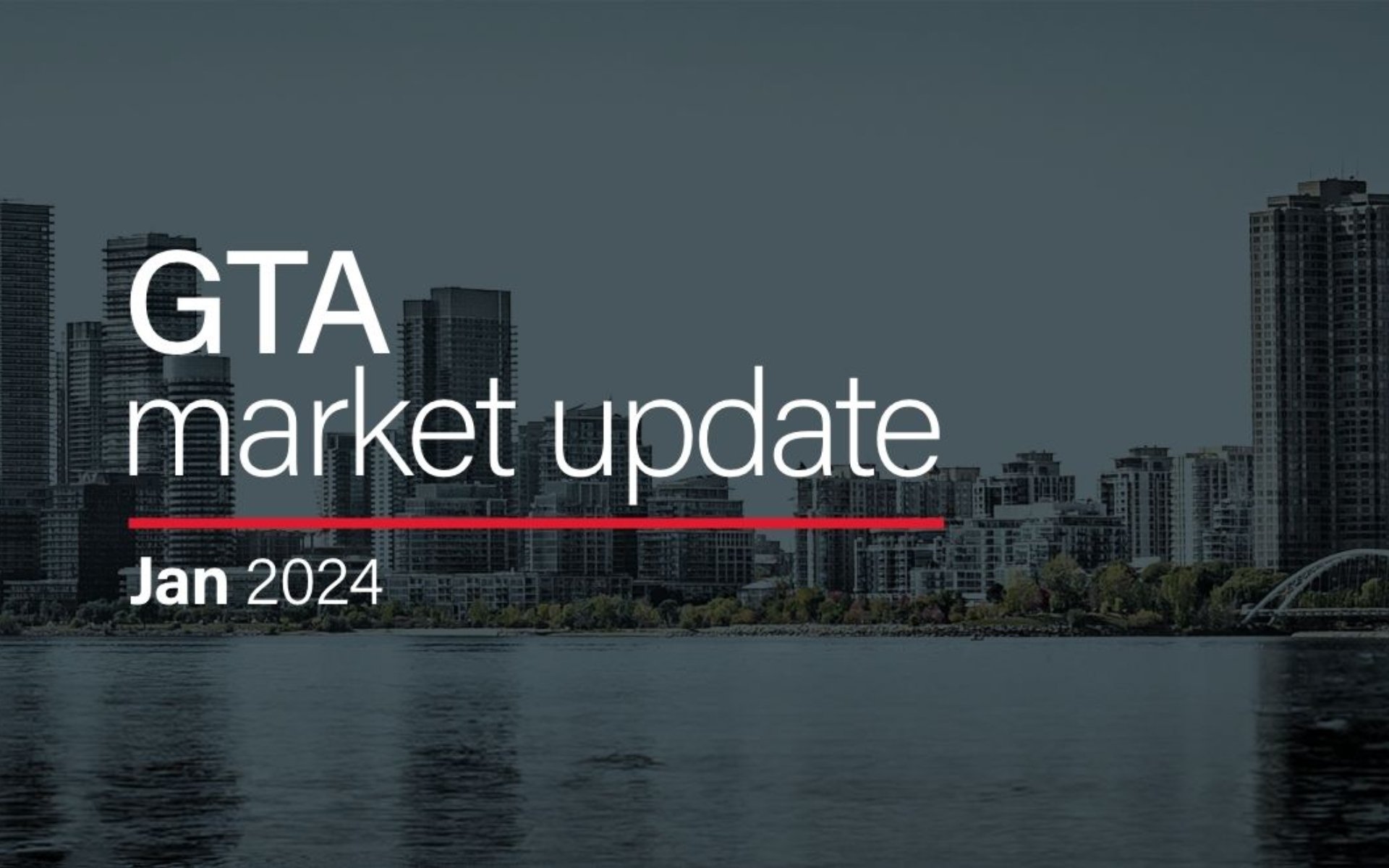 Sam Mcdadi Real Estate Blog - GTA Real Estate Market Report January 2024 Insights and Analysis 01