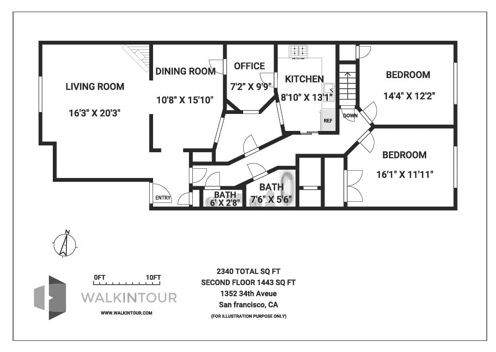 Revised 1352 34th Ave., SF 94122