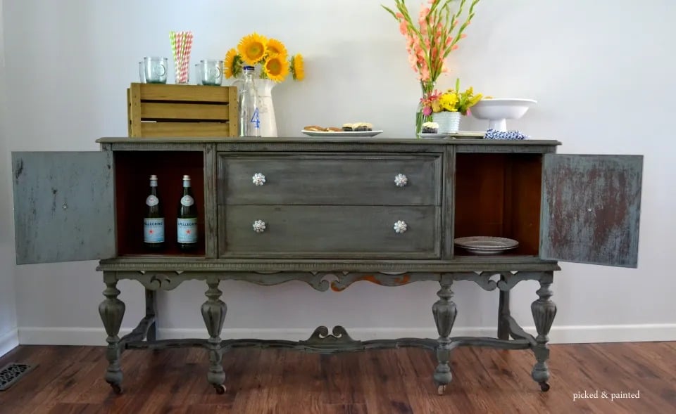 Before & After: Vintage Buffet