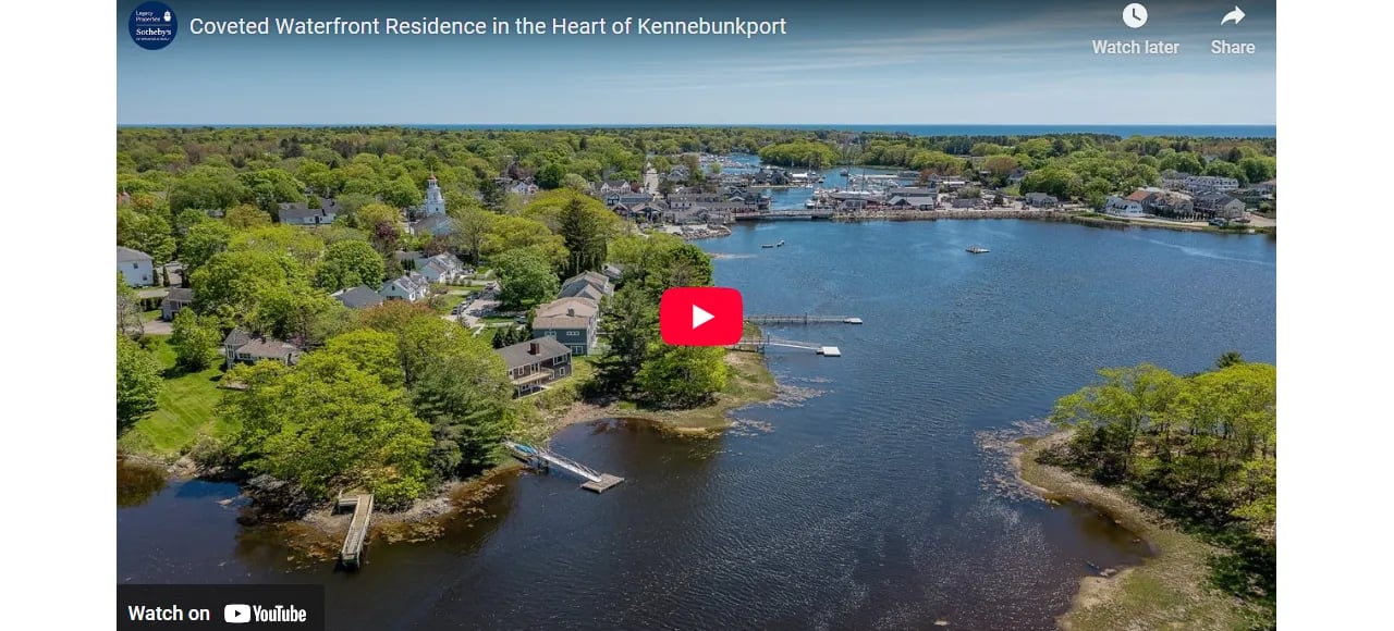 Coveted Waterfront Residence in the Heart of Kennebunkport