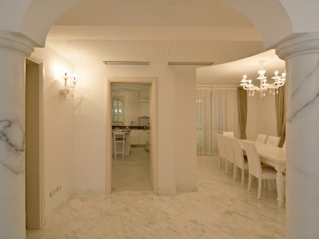 Newly Built Tuscan Villa With Marble Features
