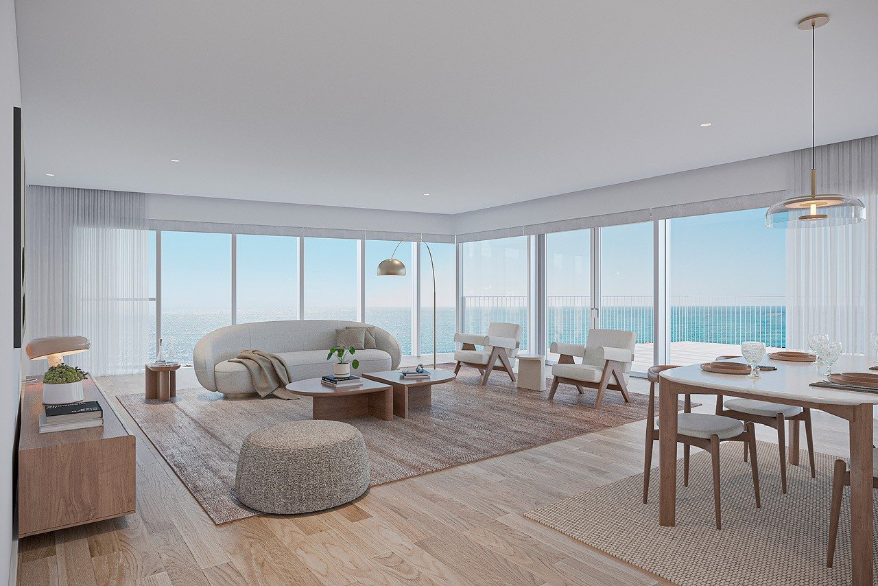 Sophisticated 3-Suite Penthouse with Ocean Views Near Porto