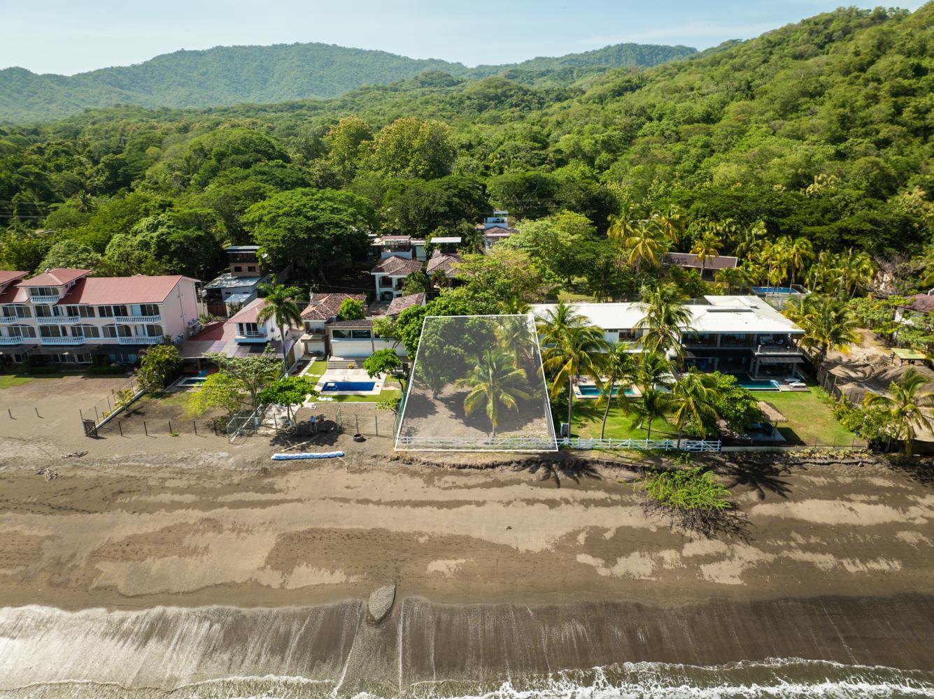 Beachfront Lot for Sale in Potrero Surfside, Costa Rica