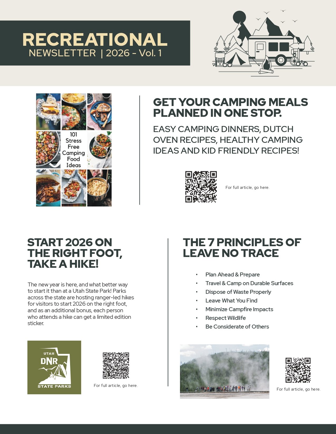 Recreational Newsletter | 2026 - Vol. 1