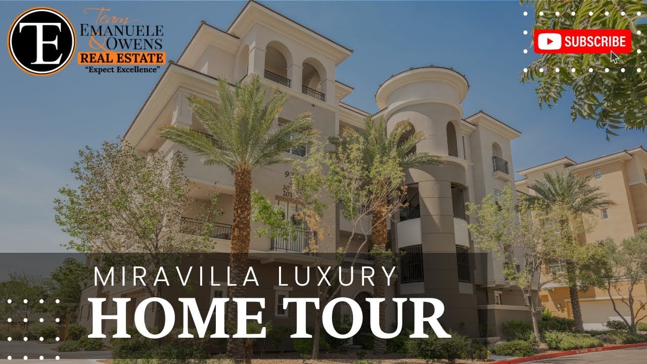  SOLD! ~ Mira Villa Luxury Condo | 9213 Las Manaitas Ave #301 | Las Vegas Dream Home $1.295M
