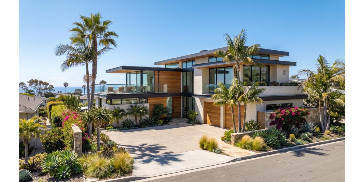 Modern coastal home representing being under contract in San Diego.