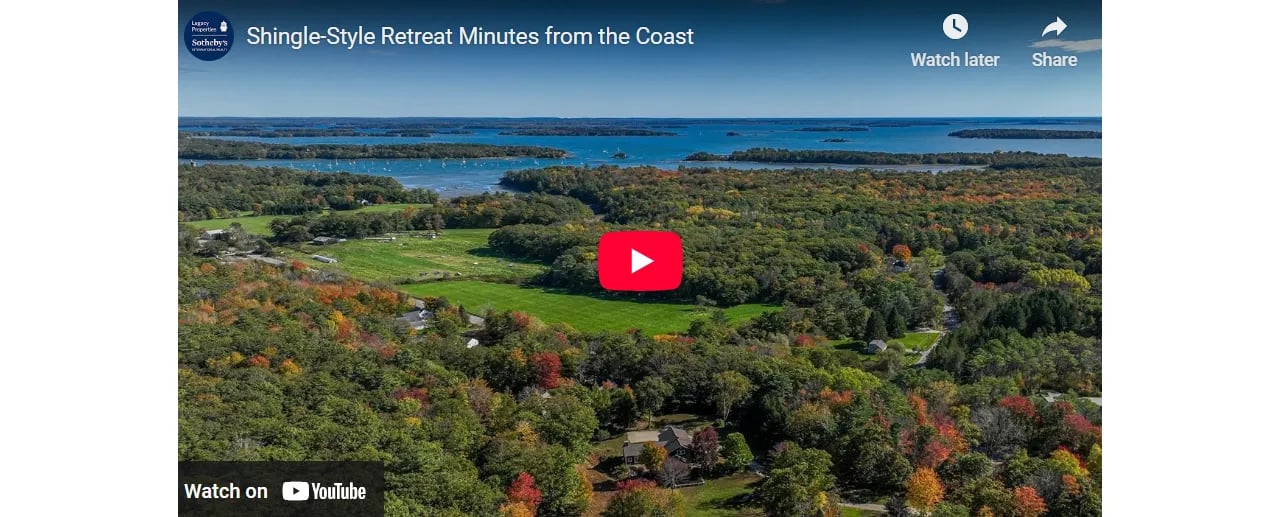 Shingle-Style Retreat Minutes from the Coast