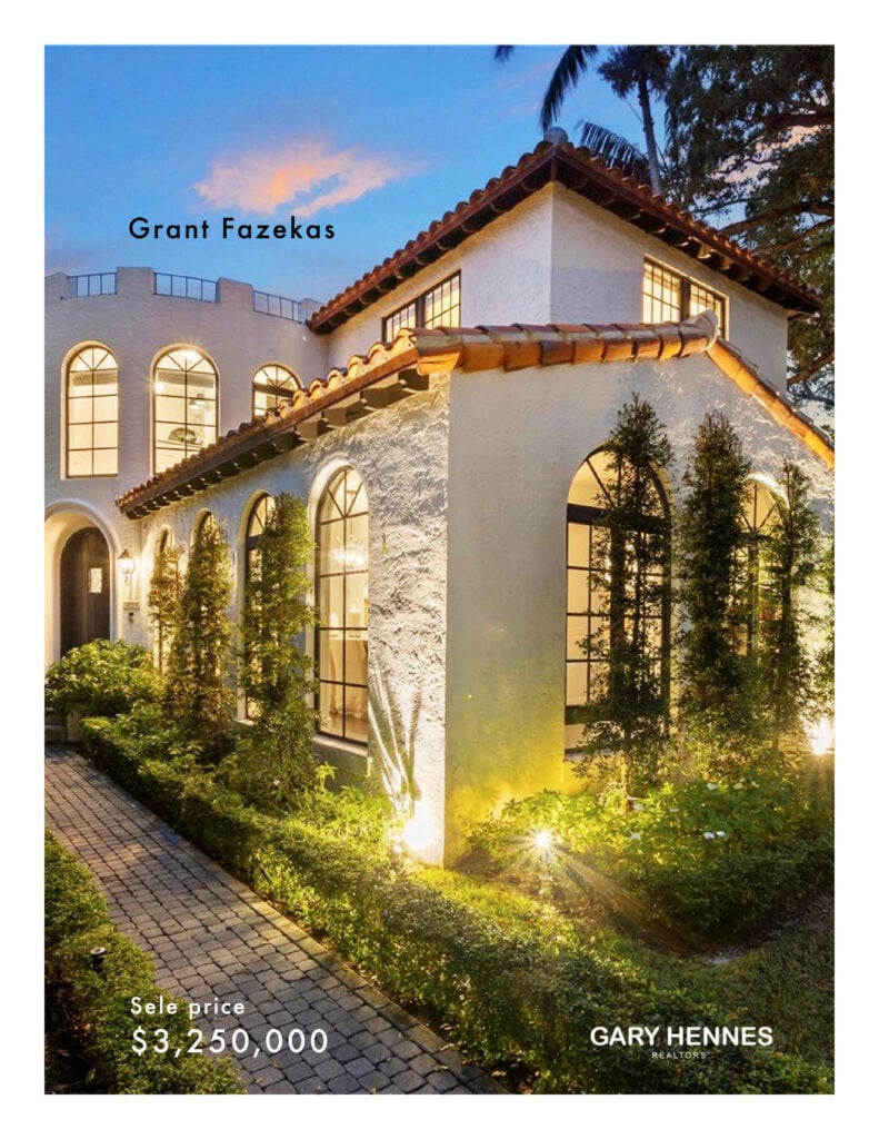 Morningside Stunner Sells at $3,250,000 by Our Own Grant Fazekas
