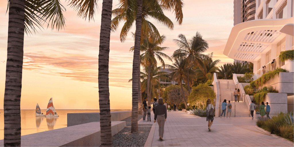 Shoreline Review Submitted For Foster + Partners-Designed Office Tower At 1201 Brickell Bay Drive In Brickell