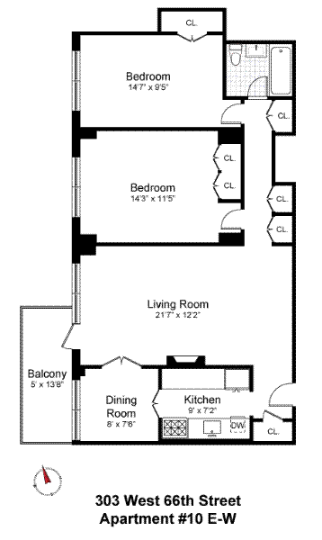 303 West 66th Street Unit: 10EW