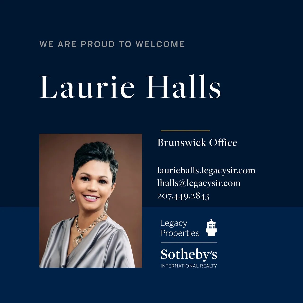 Brunswick Office Welcomes Laurie Halls