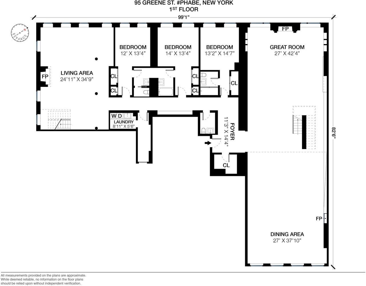 95 Greene St Unit: PHABE