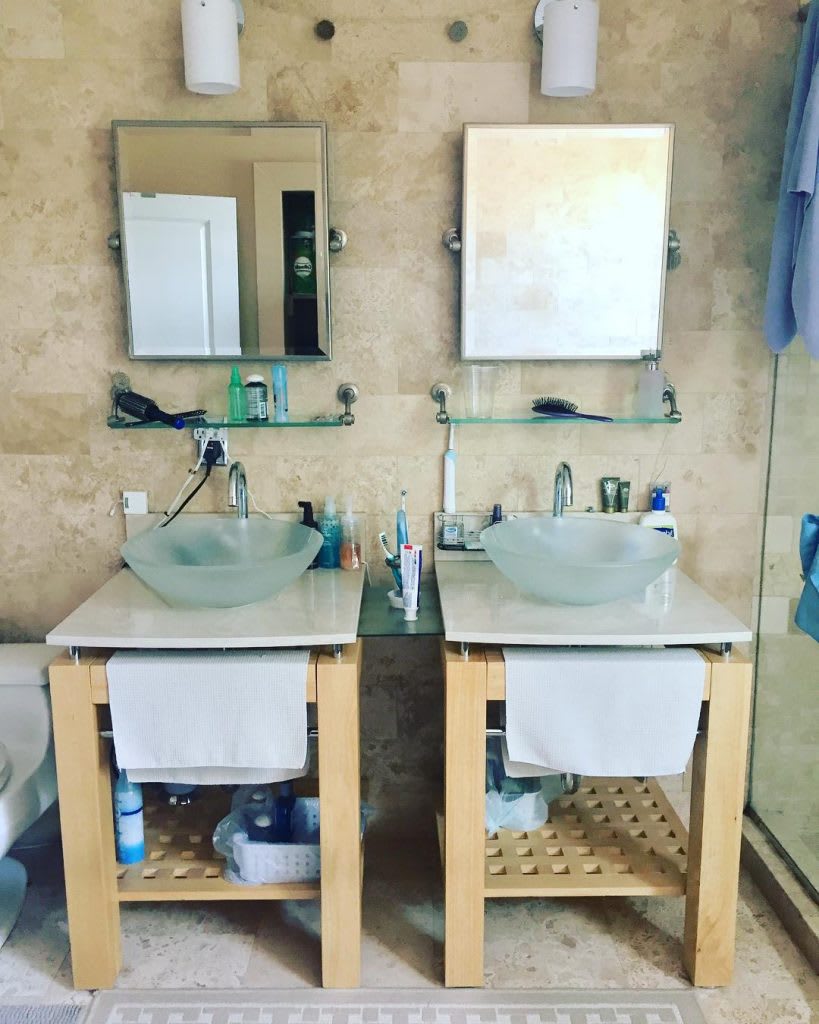 Before and After | The Master Bath at 1623 New Jersey Ave, NW