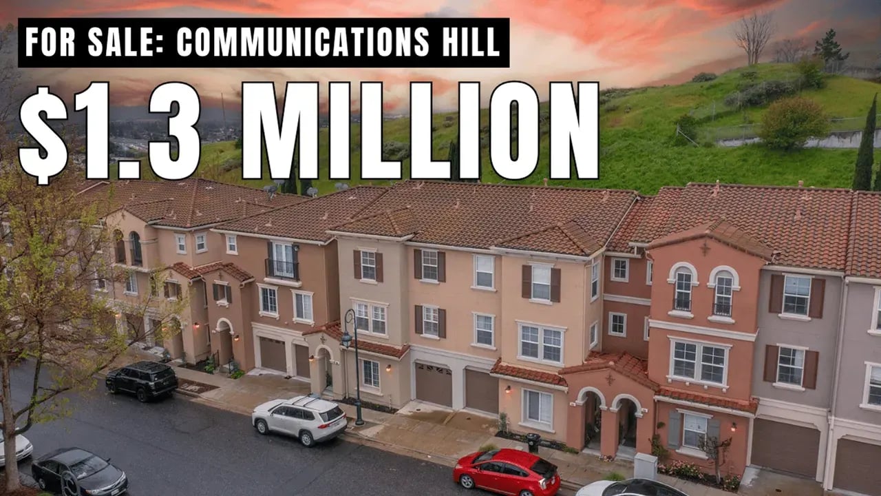 Discover Luxurious Living in San Jose’s Communications Hill: Inside a Stunning $1.3M Townhome