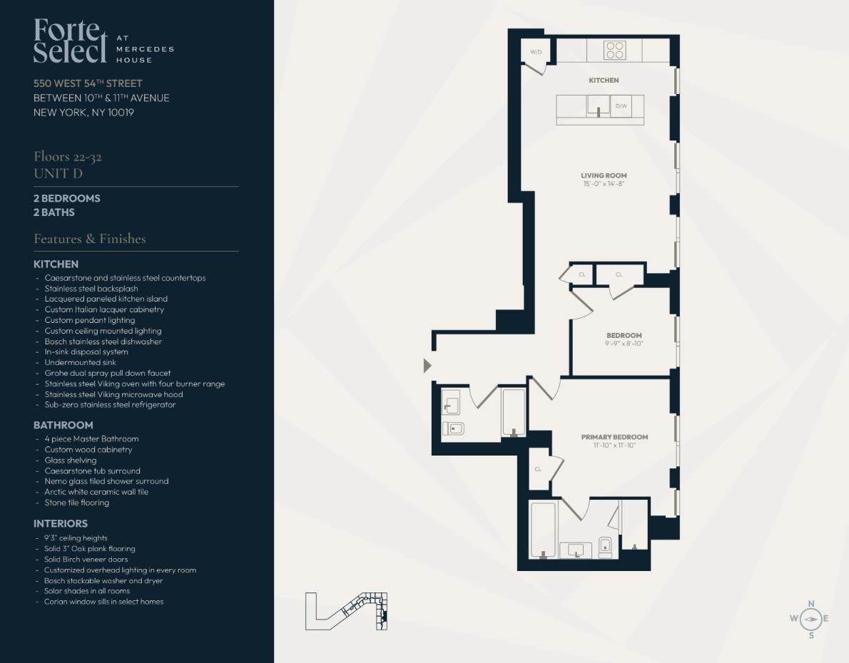 550 West 54th Street, Apt 25V