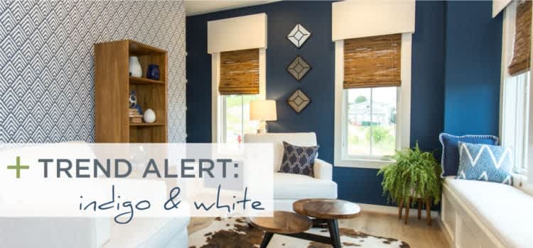 TREND ALERT: Indigo & White
