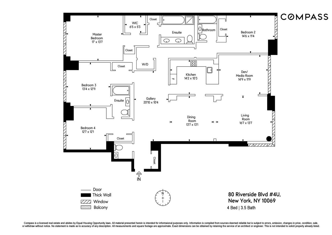 80 Riverside Blvd, #4U