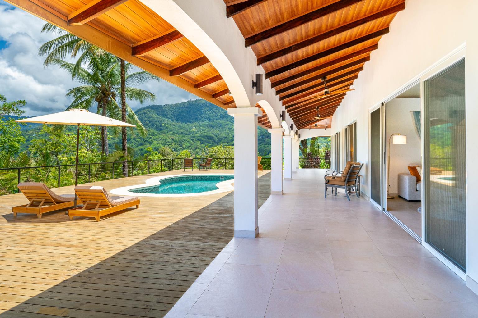 Gorgeous Hacienda-Style Home in Uvita with Ocean Views & in a Fantastic Location!!