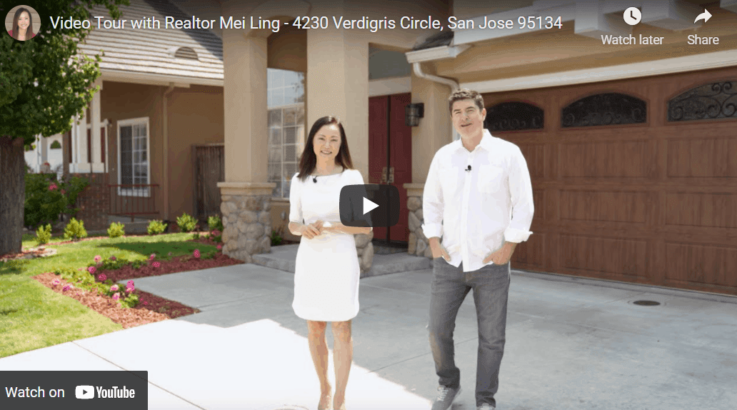 Video Tour with Realtor Mei Ling – 4230 Verdigris Circle, San Jose 95134