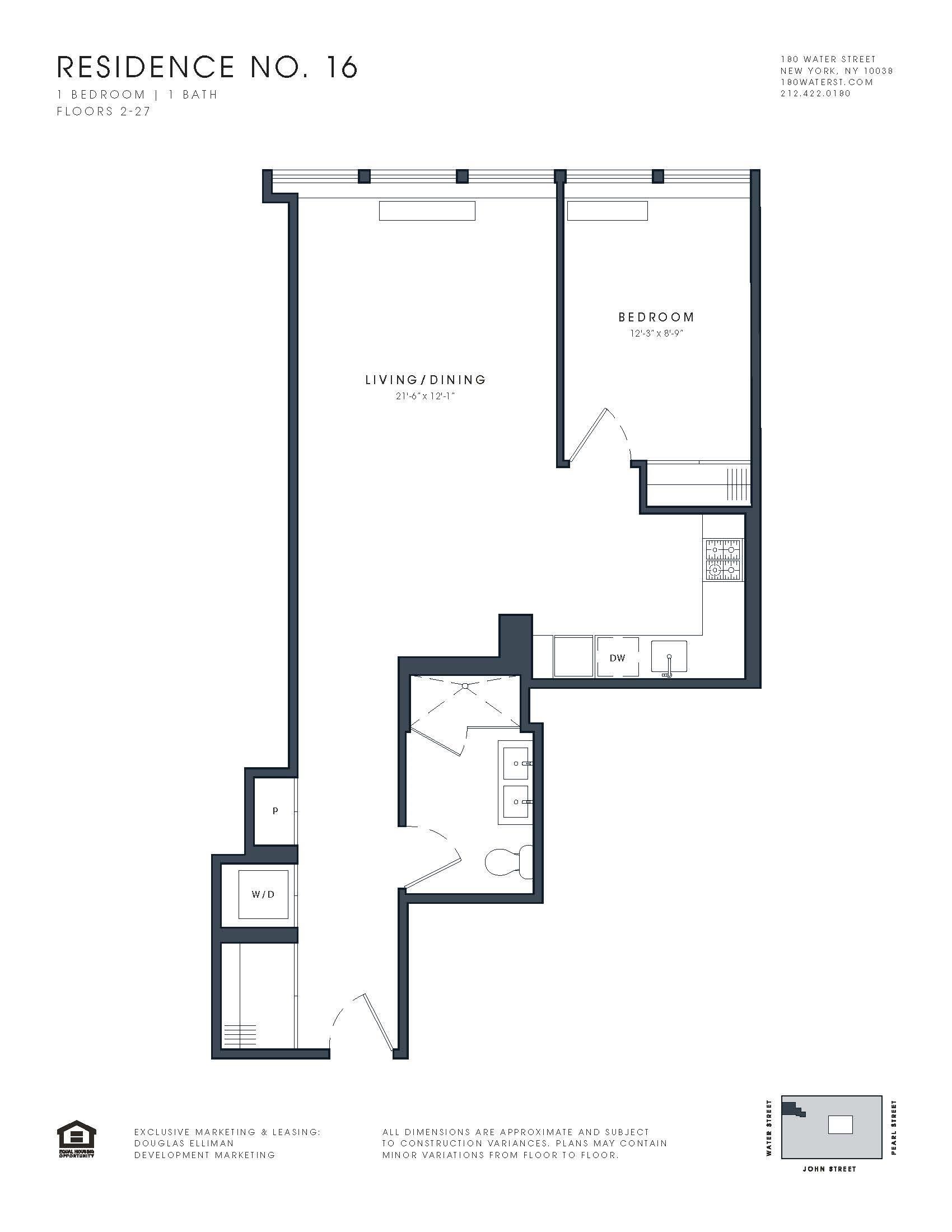 180 Water Street, Apt 2216