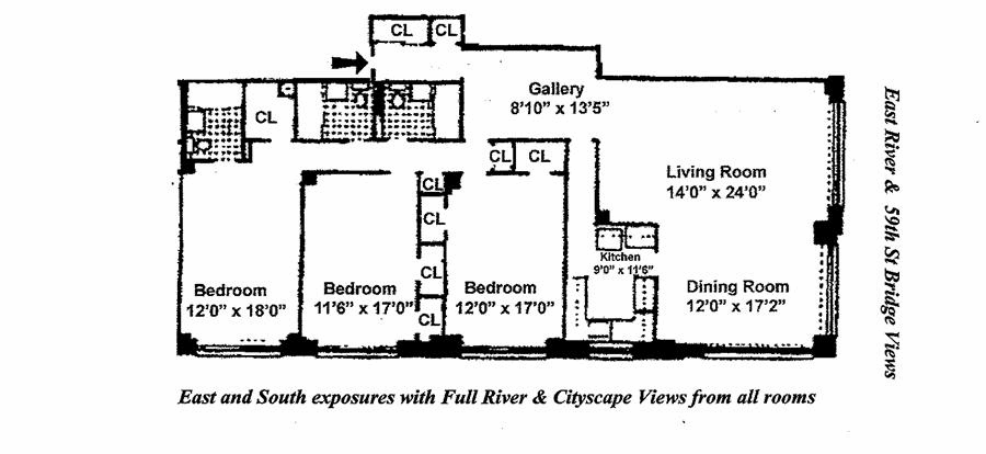 25 Sutton Place South Unit: 10G