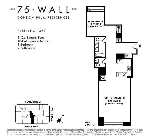 75 Wall Street, Apt 32-R