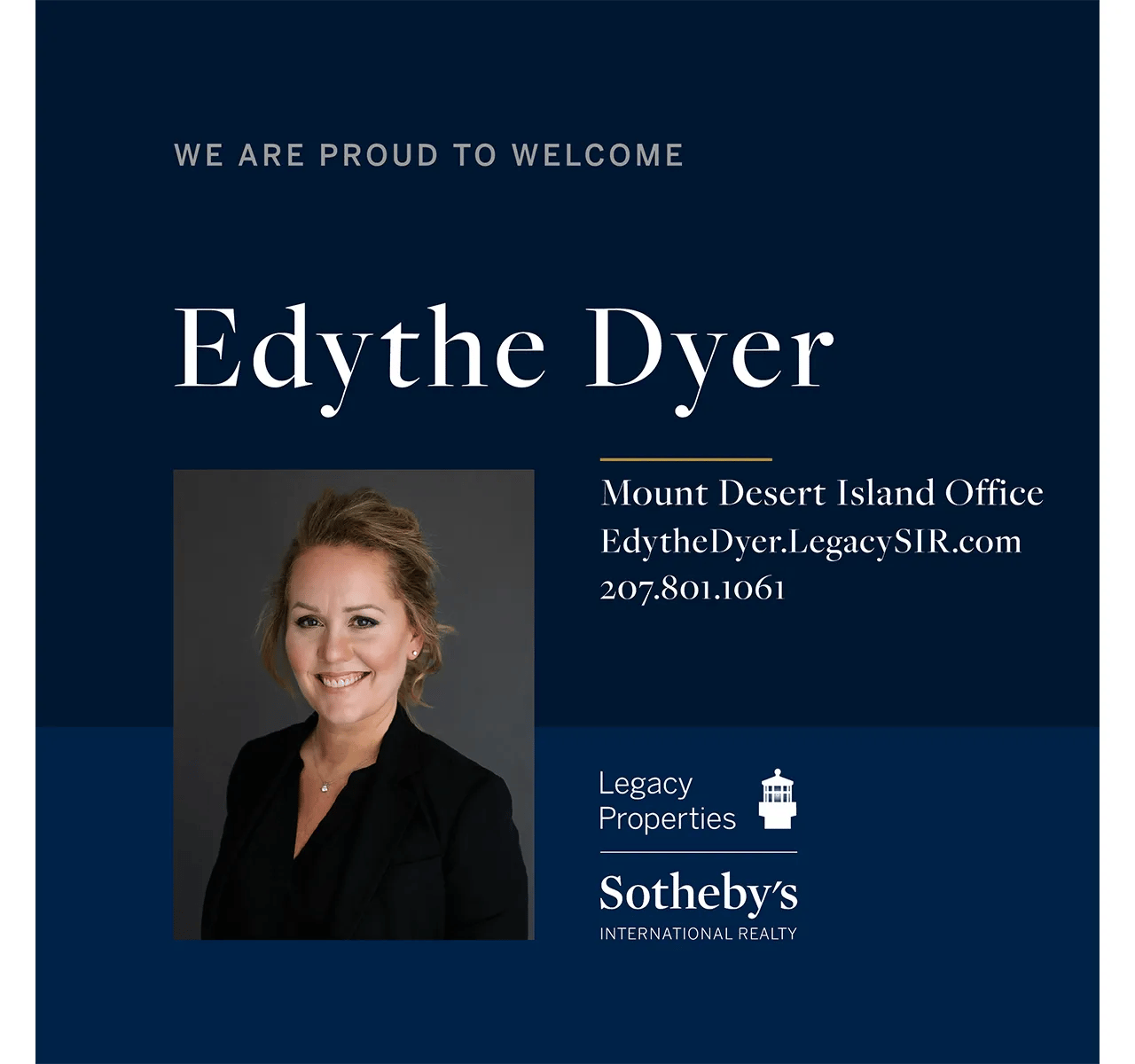 Mount Desert Island Office Welcomes Edythe Dyer